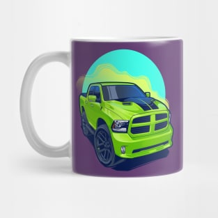 Power of Green truck Mug